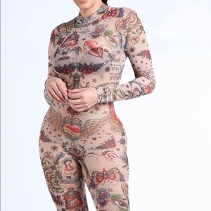 Tattoo Jumpsuit